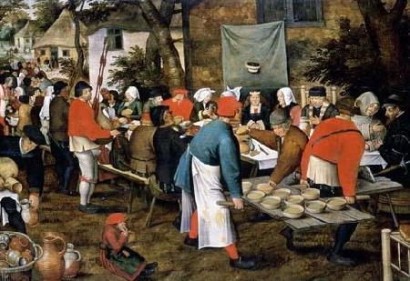 Pieter Brueghel the Younger Peasant Wedding Feast France oil painting art